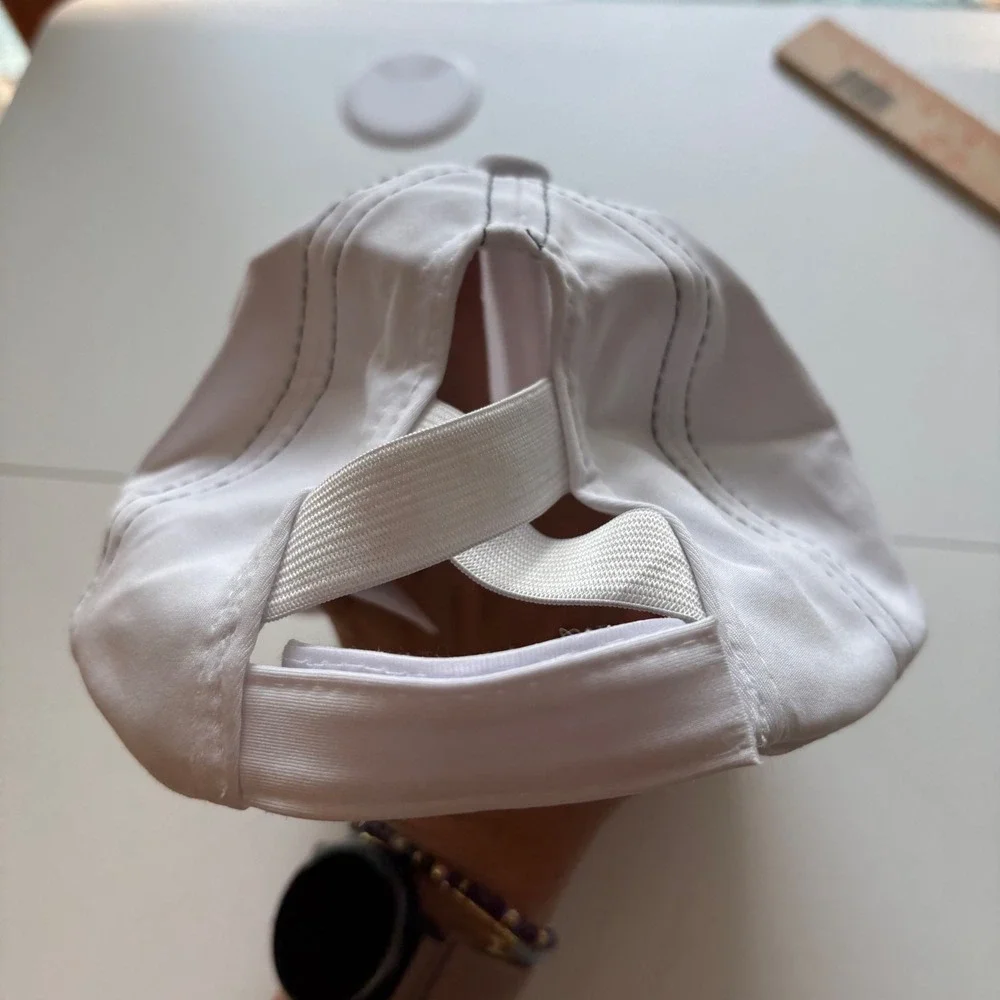 Tommy Bahama Baseball‎ Cap Solid White Hat Adjustable Adult Sport Golf Logo